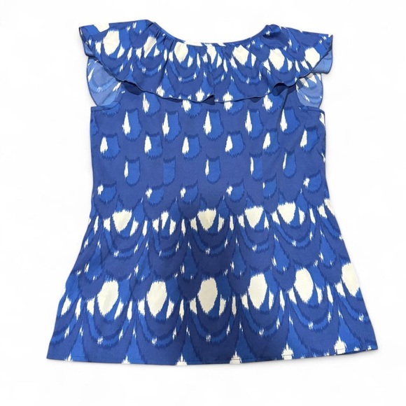 Banana Republic Blue and White Blouse - Picture 2 of 5